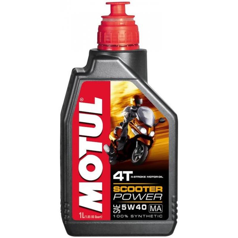 Купить Масло моторное 5W40 MOTUL " Scooter Power " 4T  синтетика